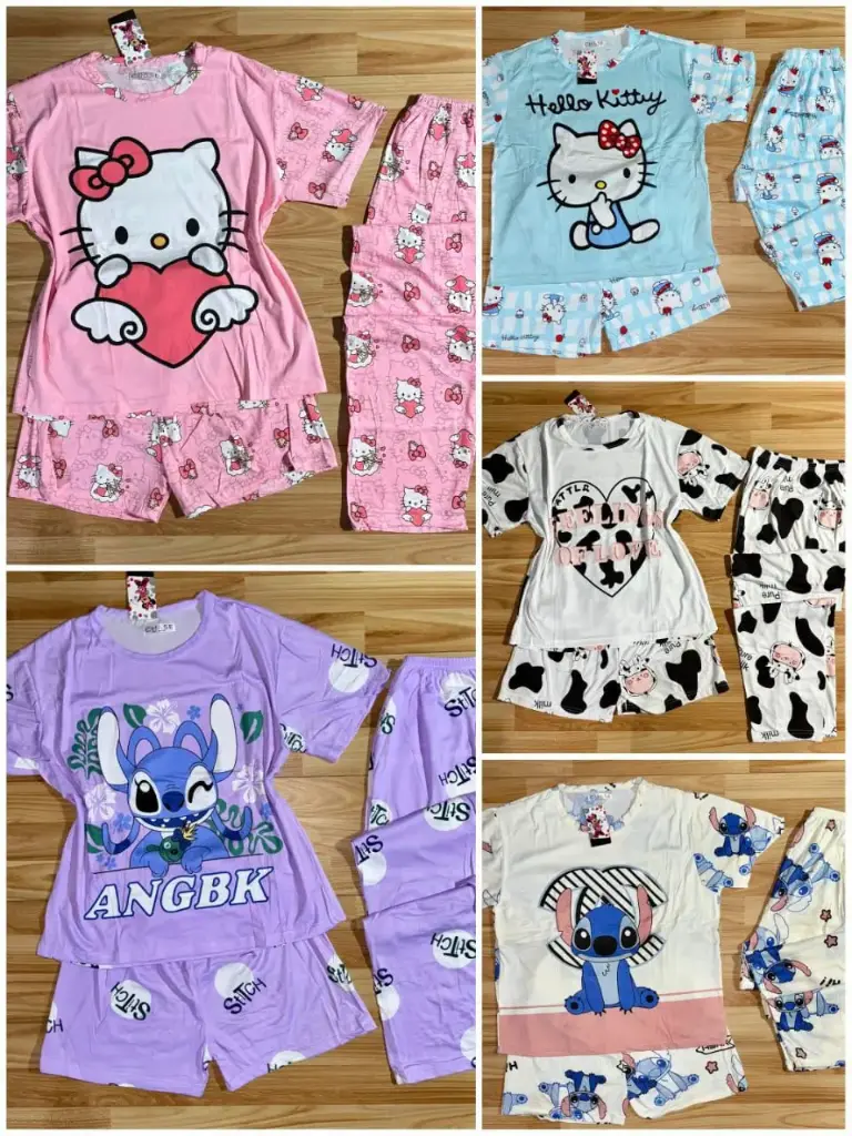 MEDIA DOCENA PIJAMA TRES PIEZAS 