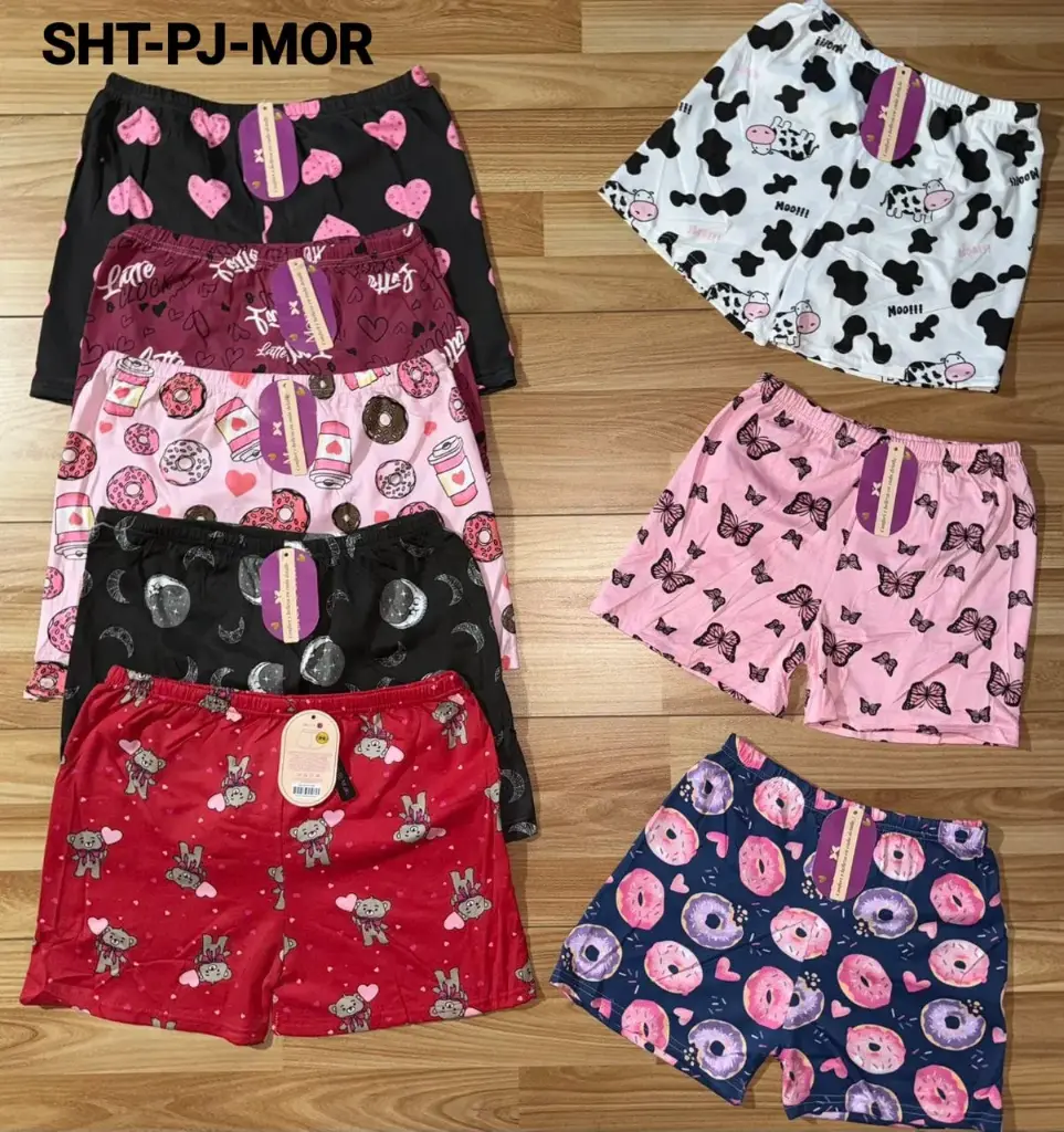 DOCENA SHORT PIJAMA ALGODON 