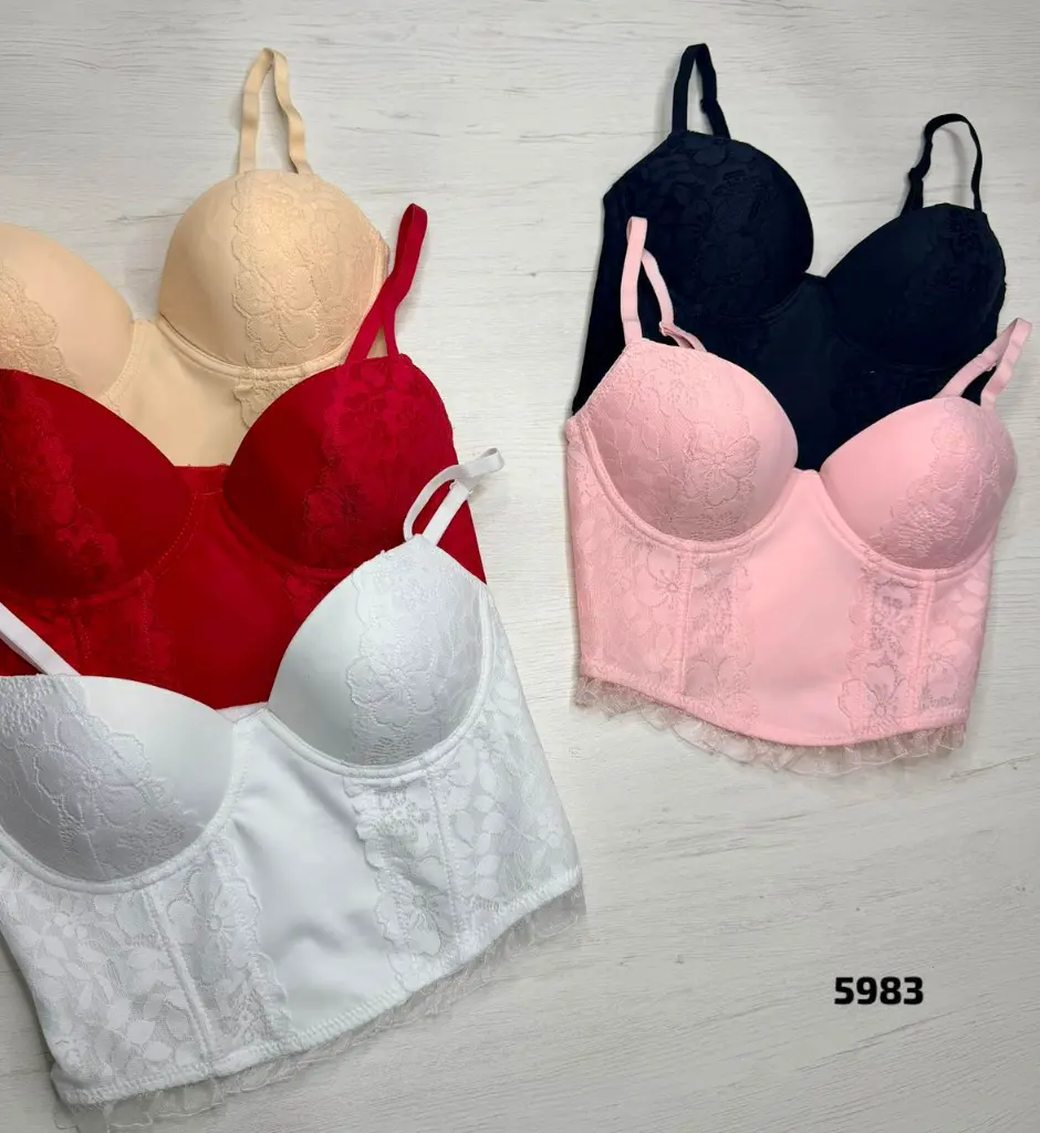 MEDIA DOCENA - CORSET UNICOLOR