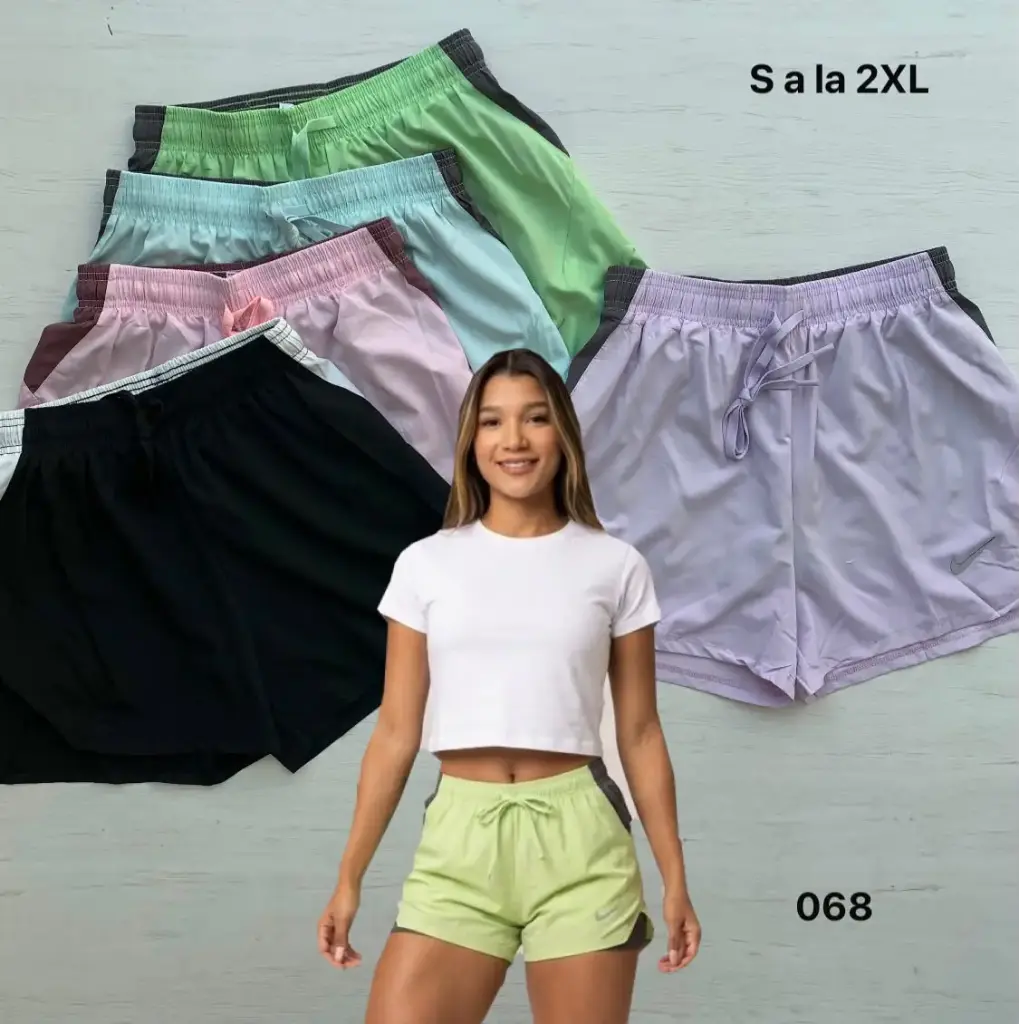 MEDIA DOCENA -SHORT NIKE ALTA GAMA DAMA
