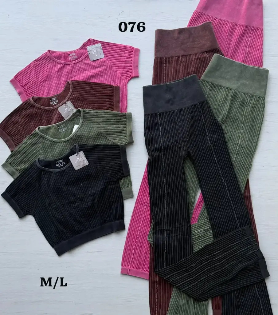 MEDIA DOCENA- SET DEPORTIVO EXTRA GRUESO TRAE LEGGINS CAMPANA O TUBO SURTIDO