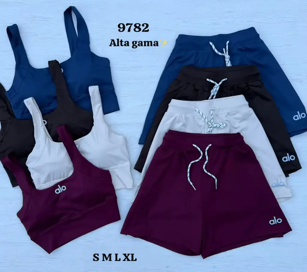 MEDIA DOCENA - SET TELA FRIA TOP Y SHORTS PREMIUM