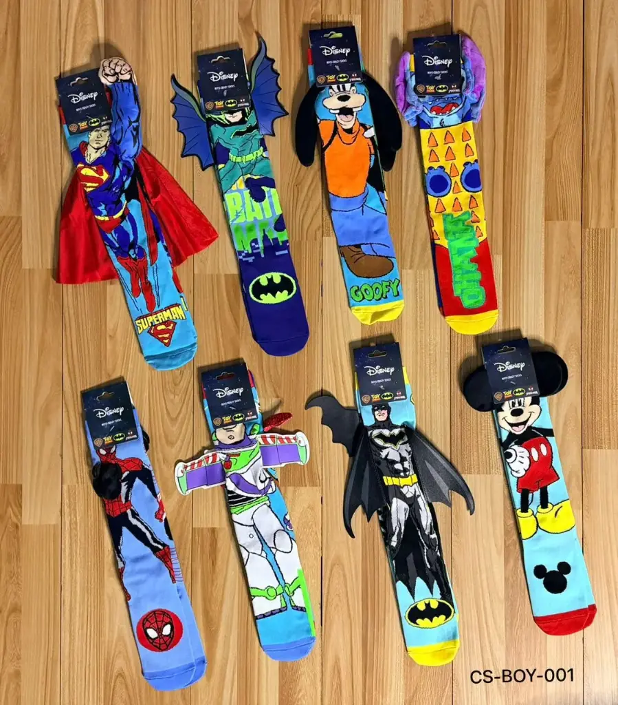 MEDIA DOCENA - MEDIAS LOCA DE NIÑO DISNEY