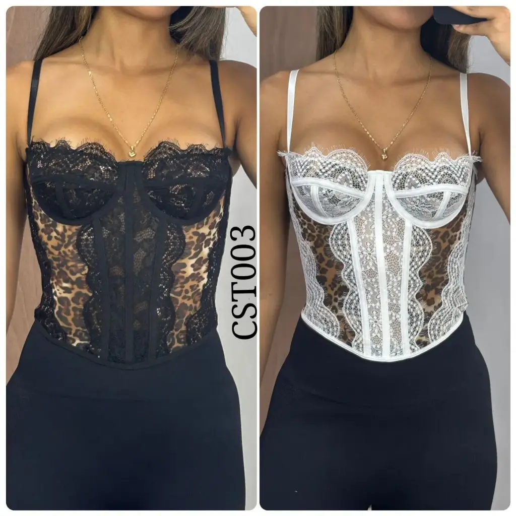 CORSE DE TIRAS DAMA ANIMAL PRIMT - UNIDAD