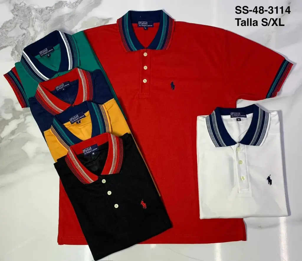 MEDIA DOCENA CHEMIS POLO CABALLERO