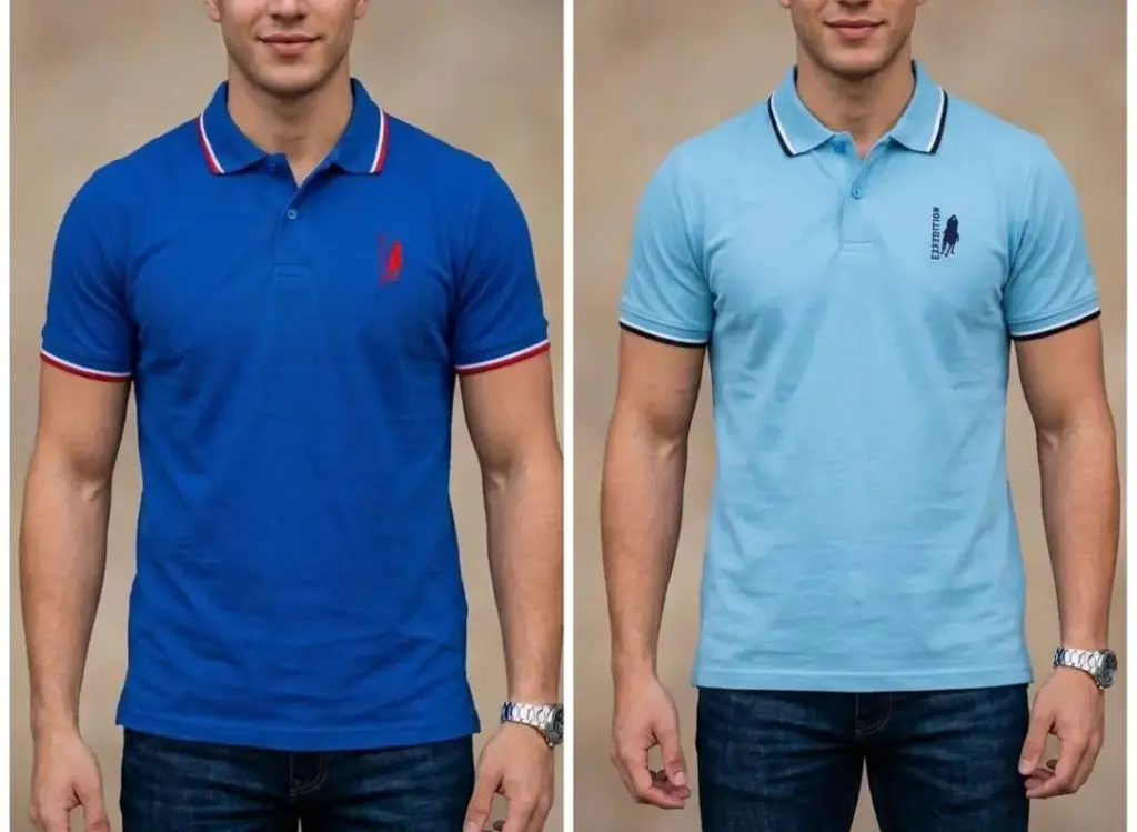 CHEMIS POLO CABALLERO - 4 POR 16$