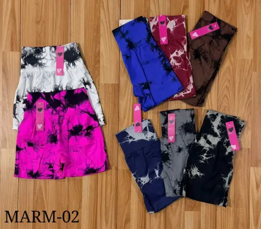 [MARM02] DOCENA - SHORT MARMOLEADO SIN PUSH UP