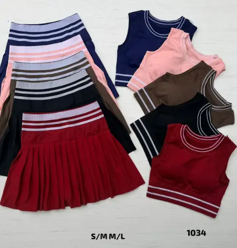 [FYD1034] MEDIA DOCENA - SET FALDA SHORT PREMIUM