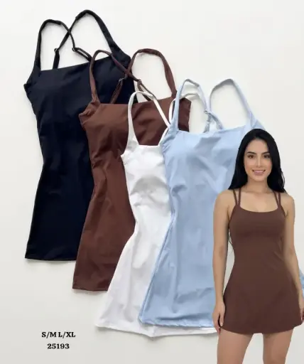 [25193] MEDIA DOCENA - VESTIDO PREMIUM CON SHORT