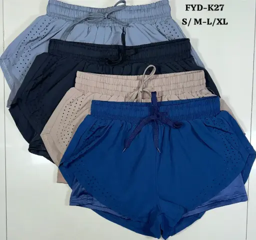 [K27] MEDIA DOCENA - SHORTS RUNNING CON LICRA