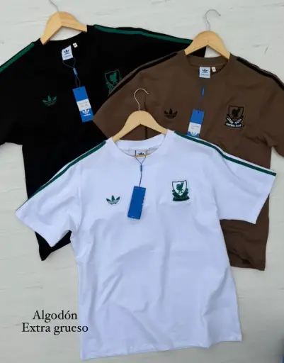 [ADICABALERO01] MEDIA DOCENA - FRANELAS DE CABALLERO PREMIUM ADIDAS