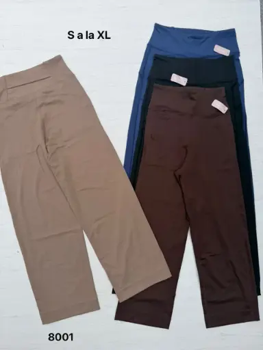 [8001] MEDIA DOCENA - LEGGUINS WIDE LEG CON BOLSILLO