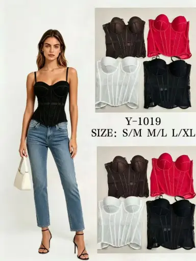 [Y-1019] MEDIA DOCENA-CORSETS CALIDAD TOP