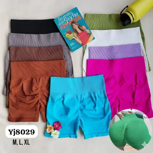 [YJ8029] MEDIA DOCENA SHORT PUSH UP UNICOLOR 