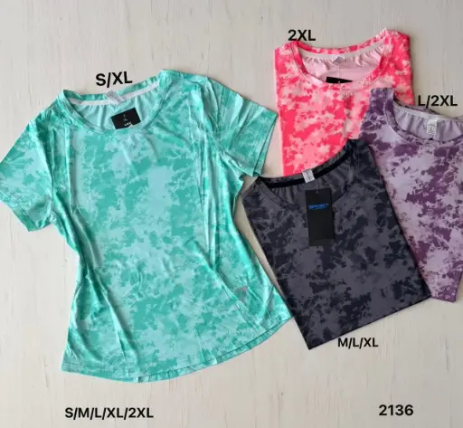 [f-2136] Franela Dama Triple A Media Docena