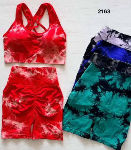 [S-2163] SET DEPORTIVO MARMOLEADO - 3 UNIDADES