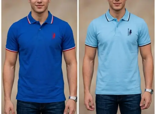 CHEMIS POLO CABALLERO - 4 POR 16$