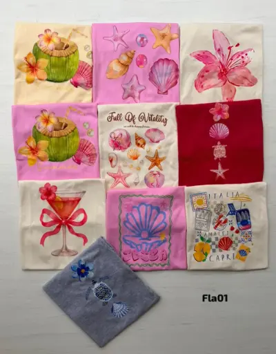 [Fl01] MEDIA DOCENA FRANELA ALGODON DAMA 